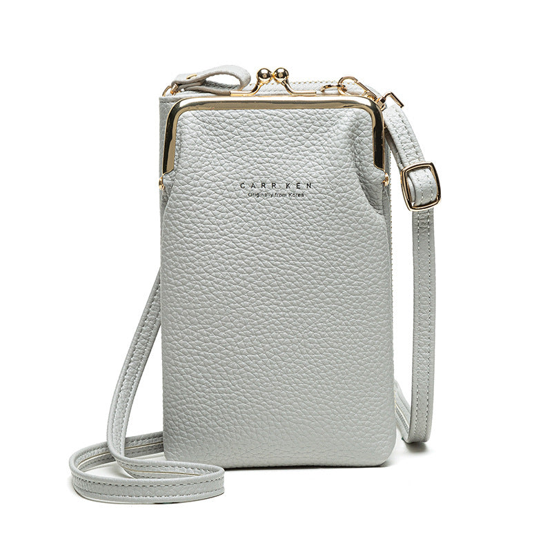 CRYSTAL LEATHER SHOULDER BAG - 50% OFF LAST DAY SALE!