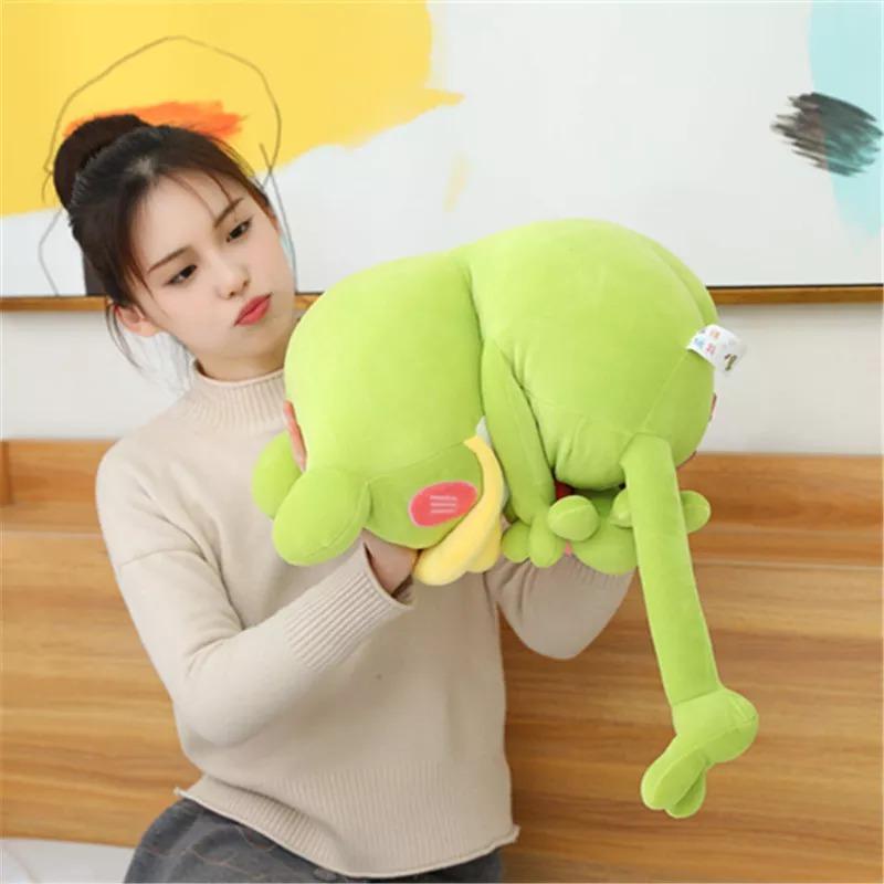 Cute Big Mouth Frog Plush Toy