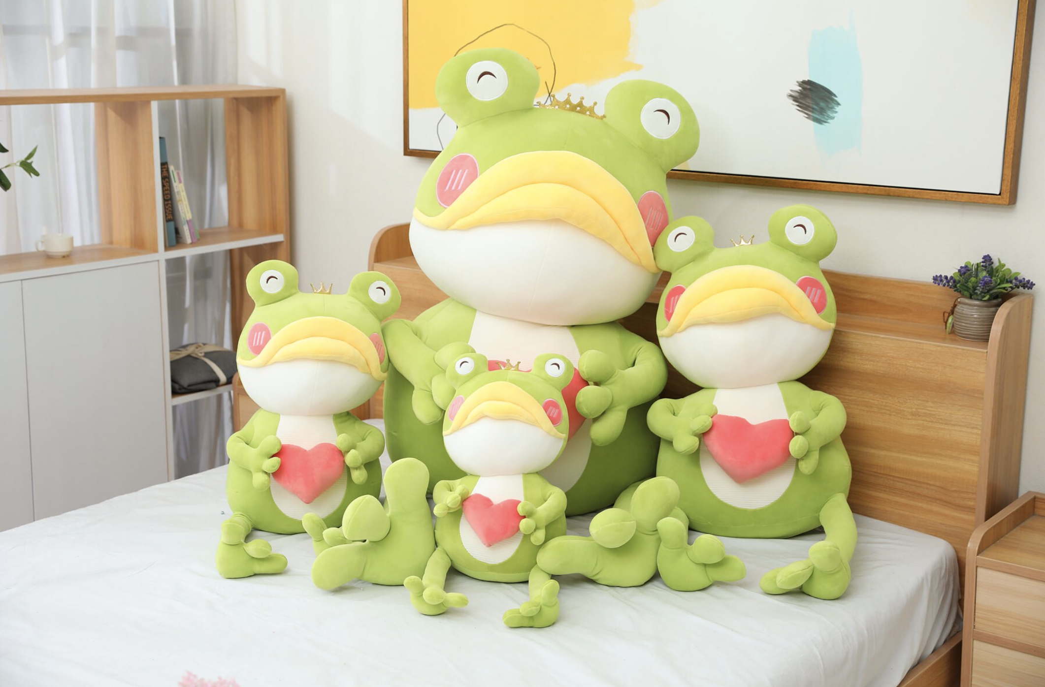 Cute Big Mouth Frog Plush Toy