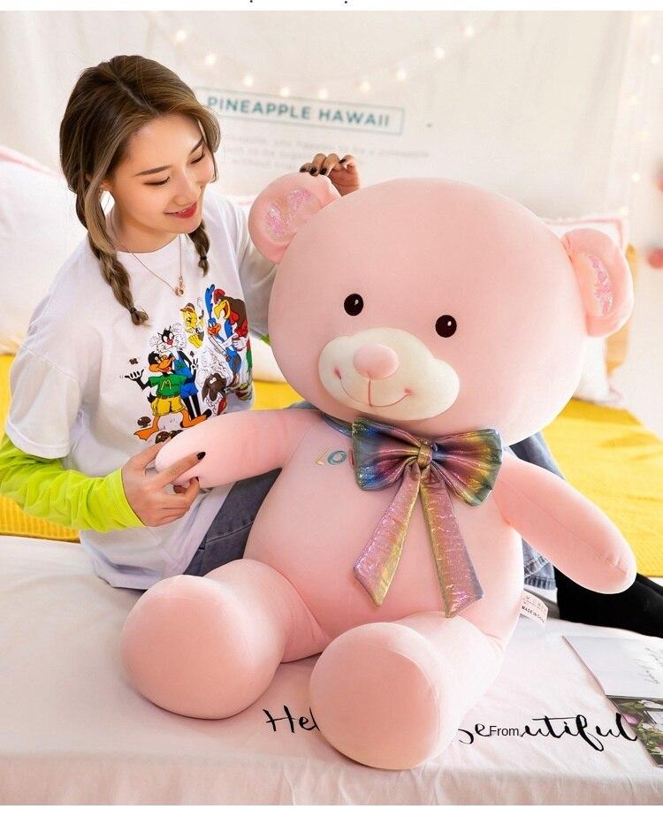 Cute Bow Teddy Bear Plush Toy