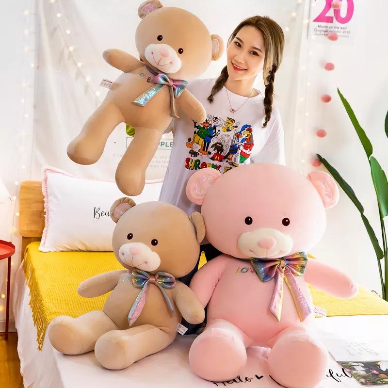 Cute Bow Teddy Bear Plush Toy