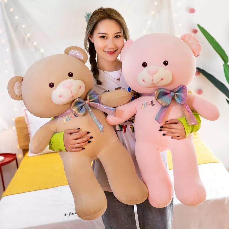 Cute Bow Teddy Bear Plush Toy