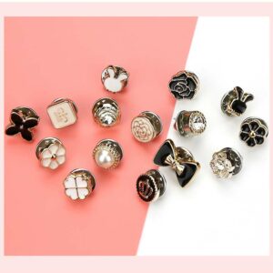 Cute Button Brooches(40 PCS) Upstronge