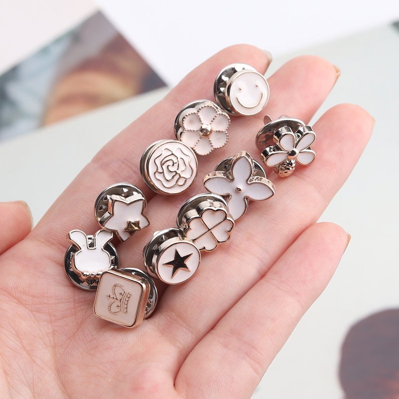 Cute Button Brooches(40 PCS) Upstronge