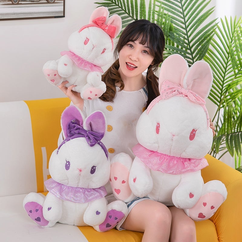 Cute Dressing Rabbit Plush Toy