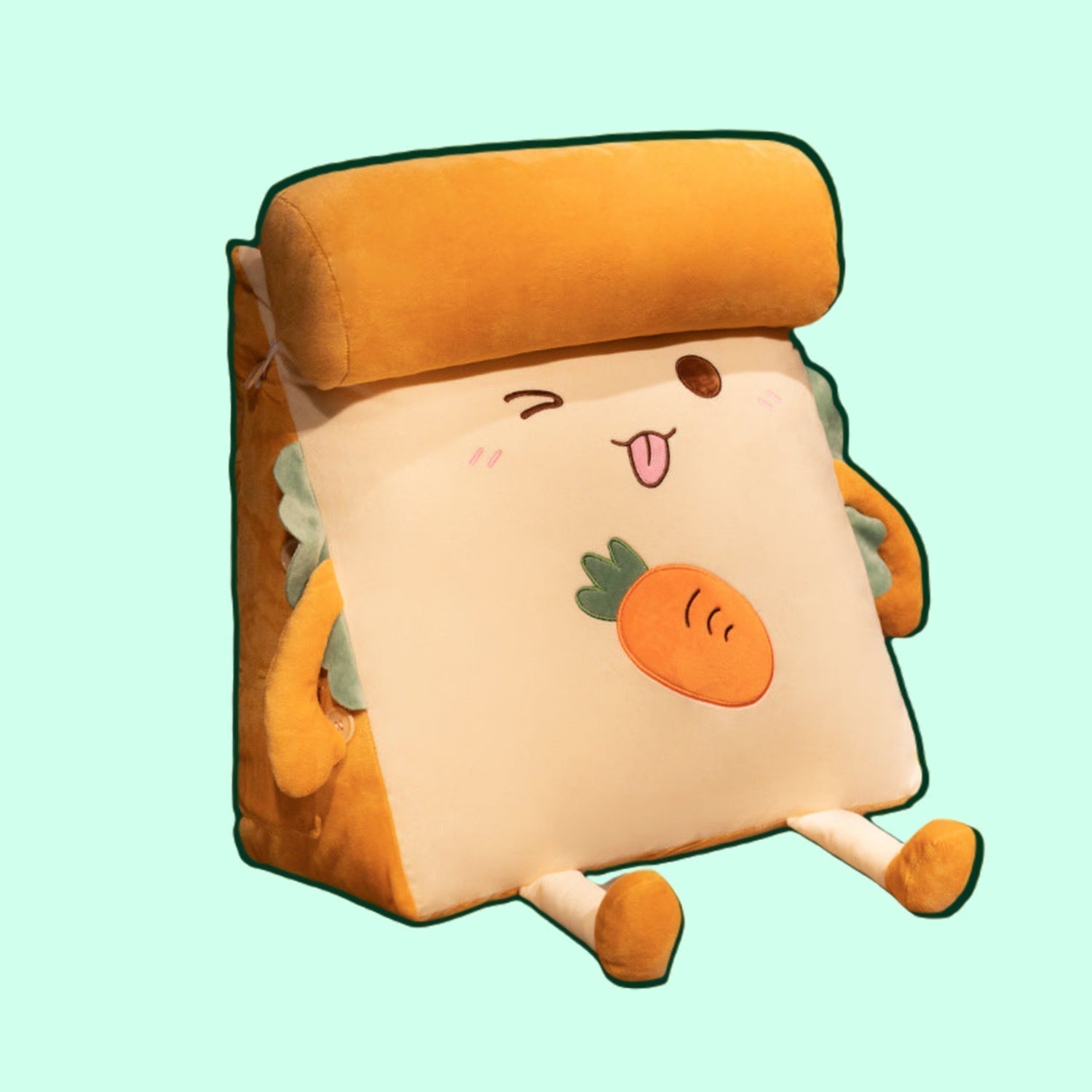 Cute Toast Bread Mochi Plush Pillow