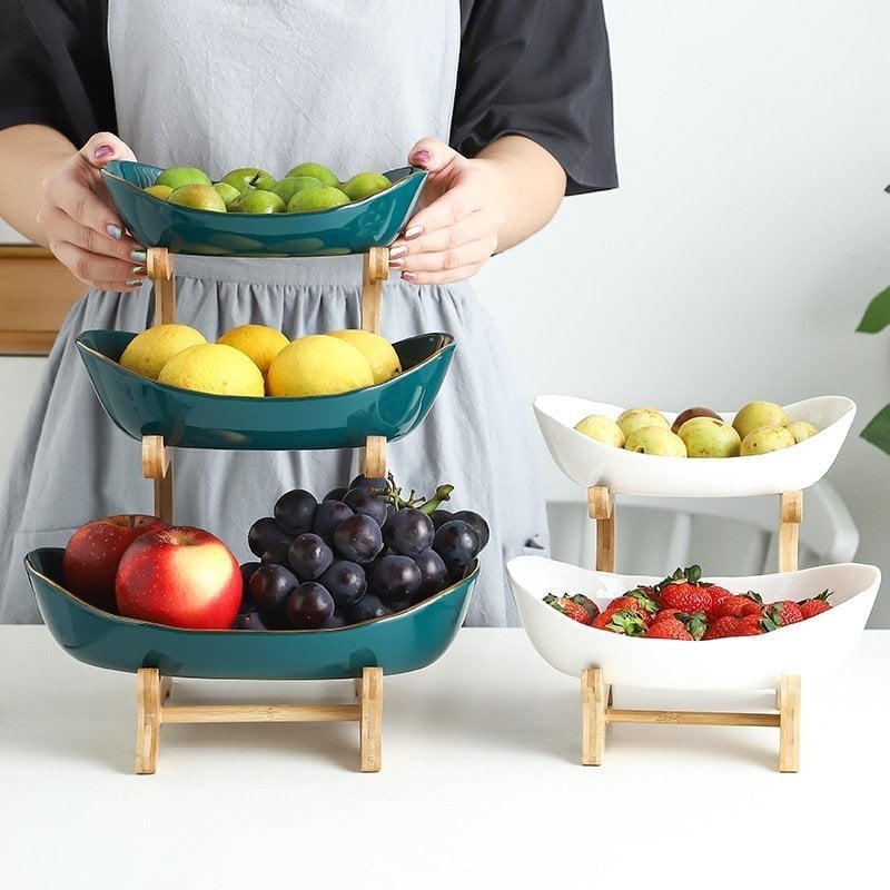 Dailysmilezone Creative Modern Multi-layer Fruit Plate