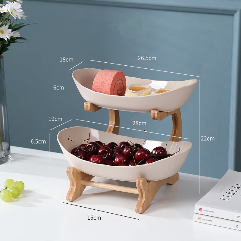 Dailysmilezone Creative Modern Multi-layer Fruit Plate