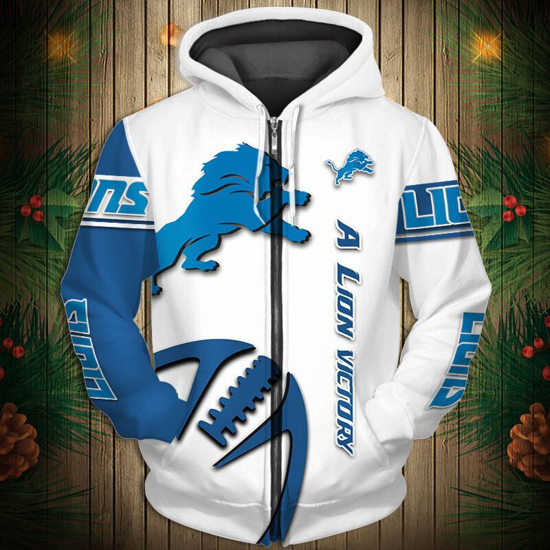 DETROIT LIONS 2022 NEW 3D GRAPHIC HOODIE