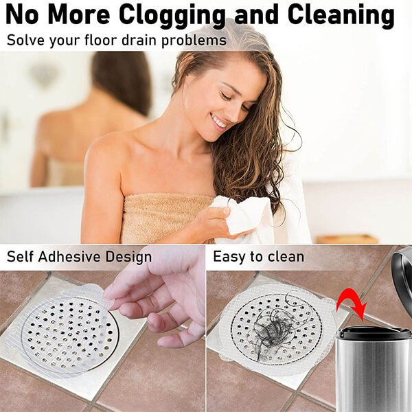 Disposable Shower Drain Hair Catcher