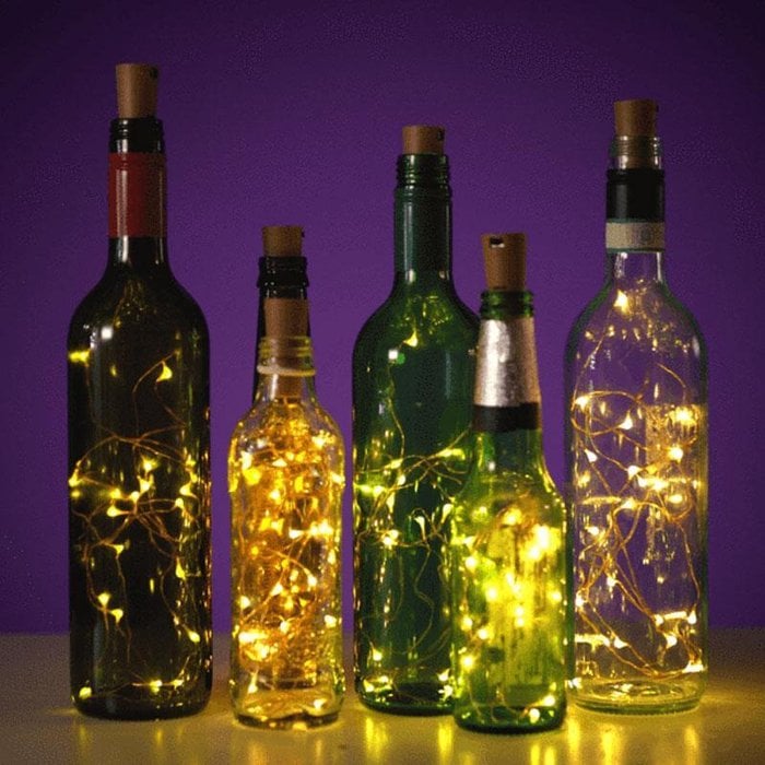 DIY Bottle Lights