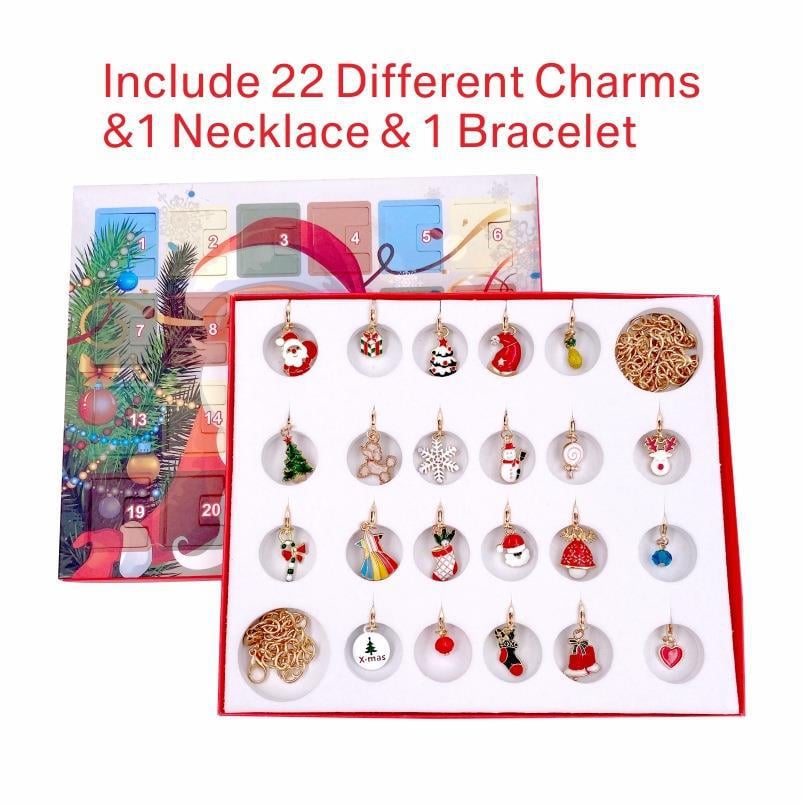 DIY Christmas Advent Calendar Bracelets Set