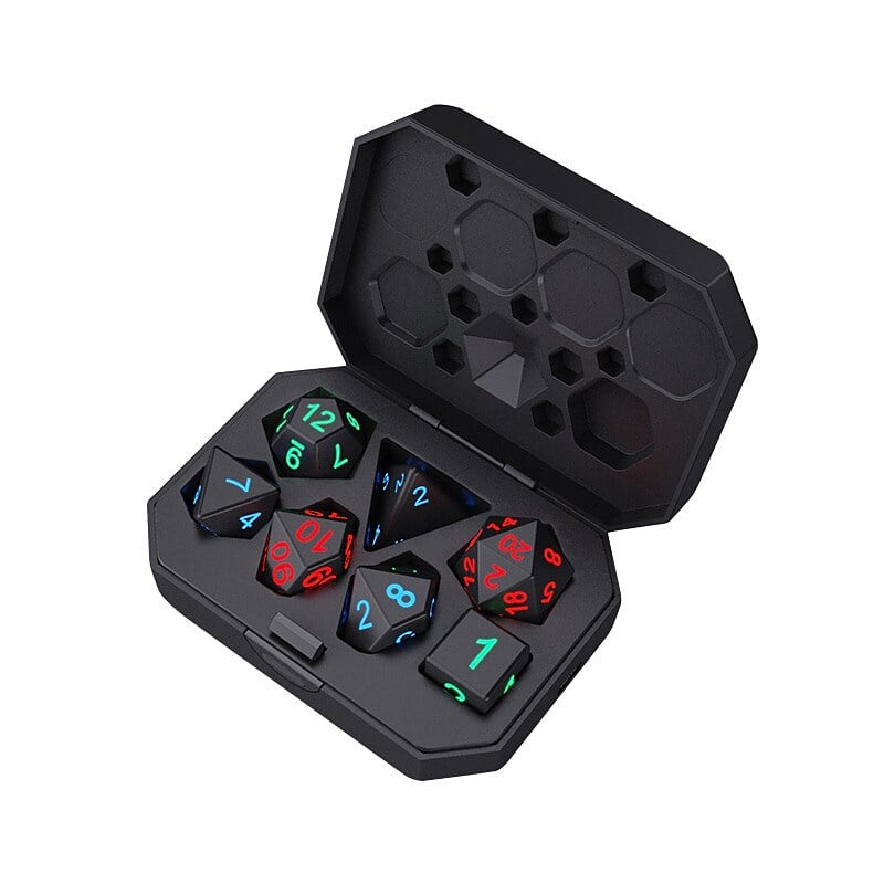 DND Dice Rechargeable with Charging Box (7 PCS)