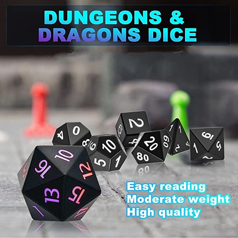 DND Dice Rechargeable with Charging Box (7 PCS)