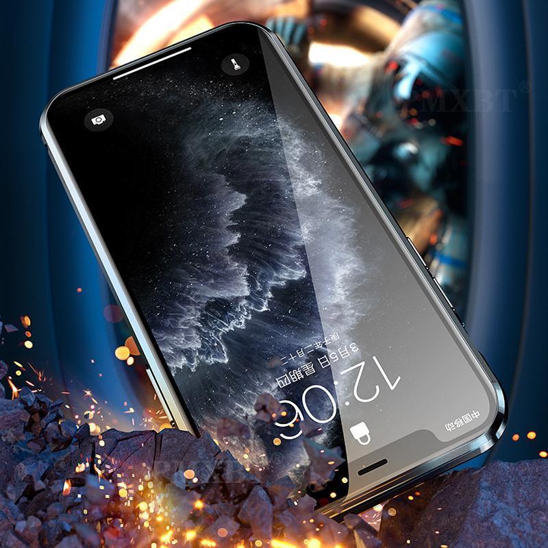 Double-Sided Tempered Glass Magnetic All-inclusive Mobile Phone Case