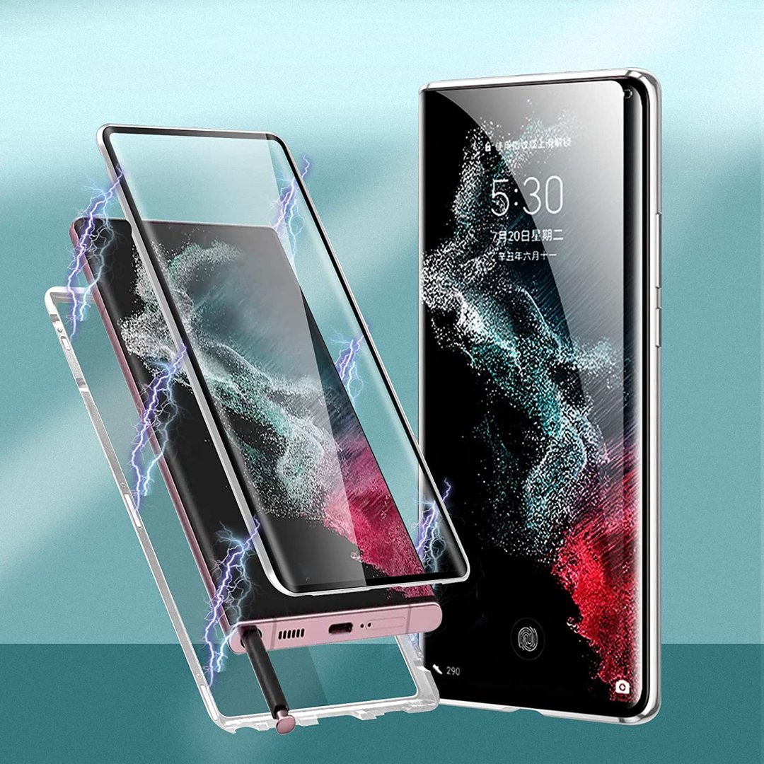 Double-Sided Tempered Glass Magnetic All-inclusive Mobile Phone Case