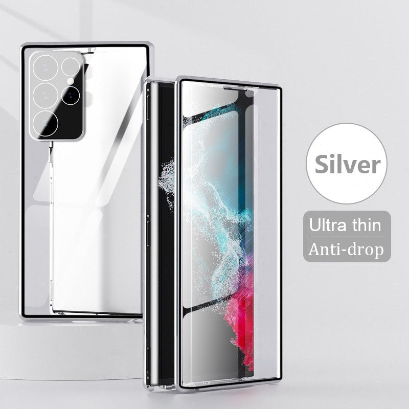 Double-Sided Tempered Glass Magnetic All-inclusive Mobile Phone Case