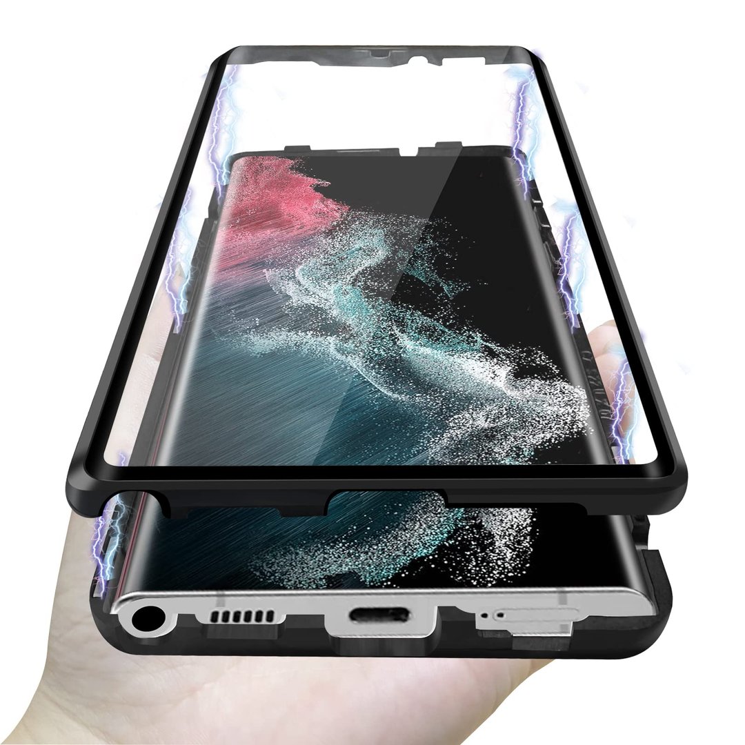 Double-Sided Tempered Glass Magnetic All-inclusive Mobile Phone Case