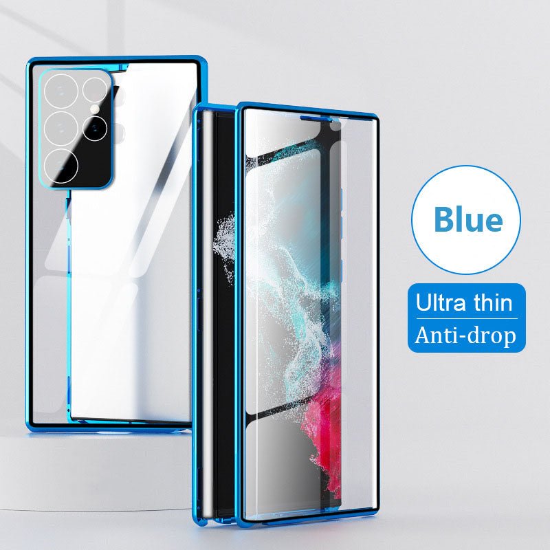 Double-Sided Tempered Glass Magnetic All-inclusive Mobile Phone Case