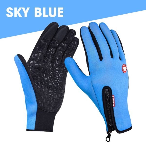 Dozpe Unisex Warm Thermal Gloves Cycling Running Driving Gloves