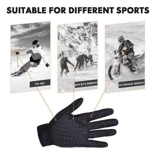 Dozpe Unisex Warm Thermal Gloves Cycling Running Driving Gloves