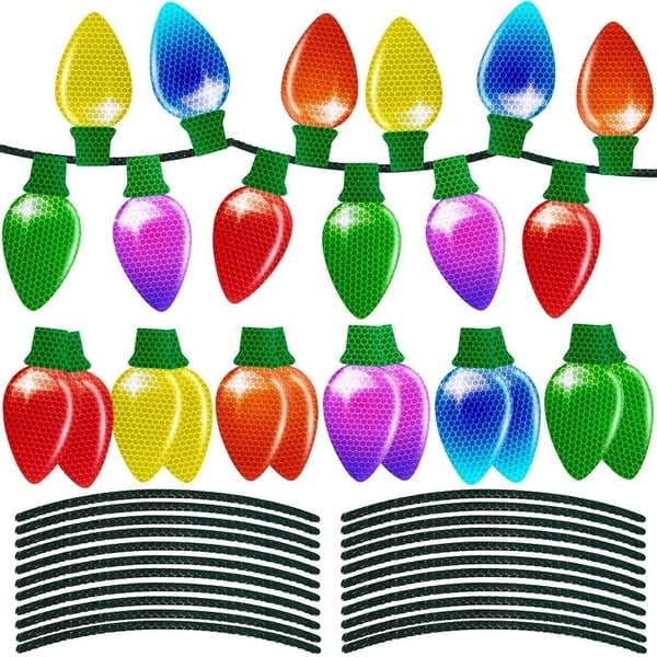 Drawingrawe Christmas 49%discount-Magnet Reflective Light Bulb Decorations