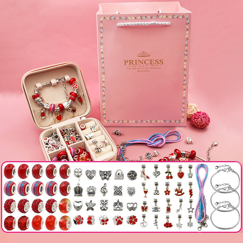 Dritnow Gift Boxed Charm Bracelet Jewerly Making Kit