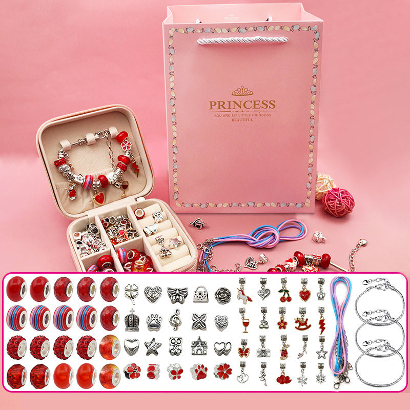 Dritnow Gift Boxed Charm Bracelet Jewerly Making Kit