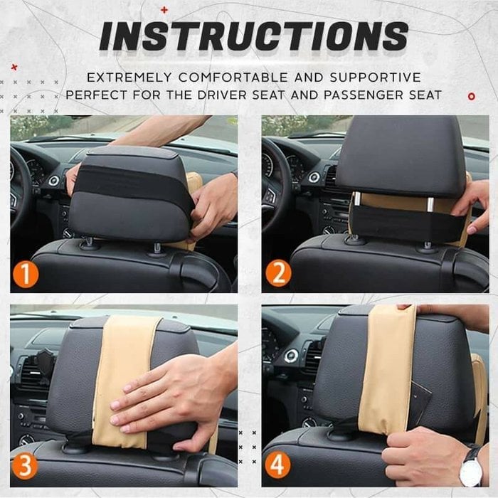 Drivecarjoy Car Seat Headrest Neck Rest Cushion