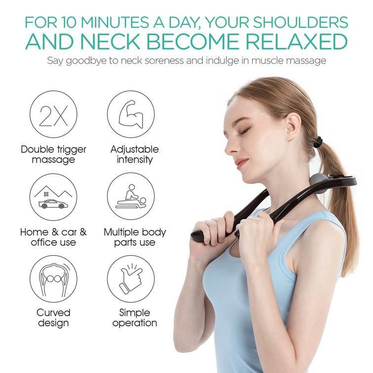 Dual Pressure Point Neck Massager