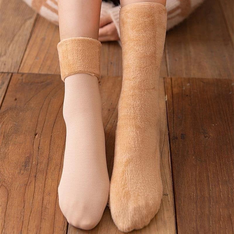 (EARLY CHRISTMAS SALE - 48% OFF) Unisex Snugly Velvet Winter Thermal Socks