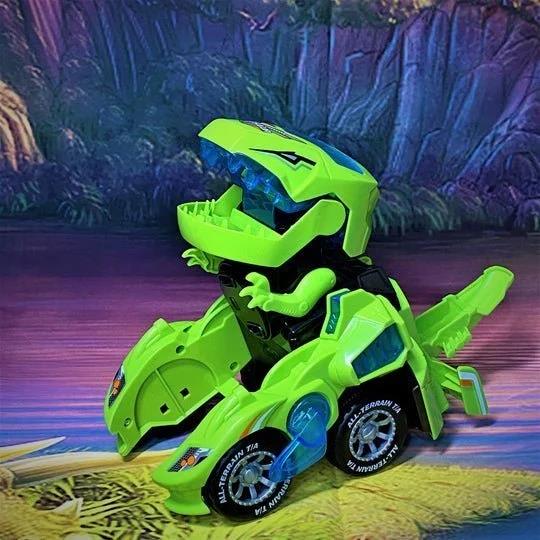 Early Christmas Sale - 49% OFF - LED DINOSAUR TRANSFORMATION CAR TOY