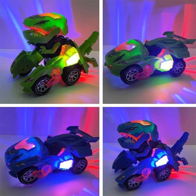 Early Christmas Sale - 49% OFF - LED DINOSAUR TRANSFORMATION CAR TOY