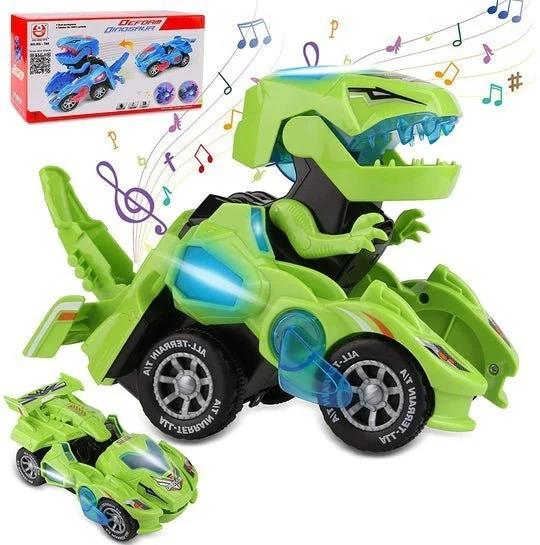 Early Christmas Sale - 49% OFF - LED DINOSAUR TRANSFORMATION CAR TOY