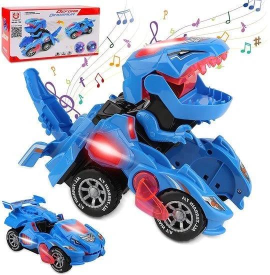 Early Christmas Sale - 49% OFF - LED DINOSAUR TRANSFORMATION CAR TOY