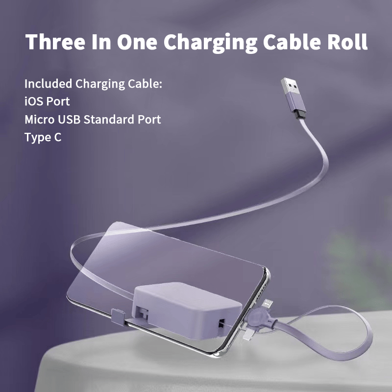 Early Christmas Sale 49% Off- Three In One Charging Cable Roll