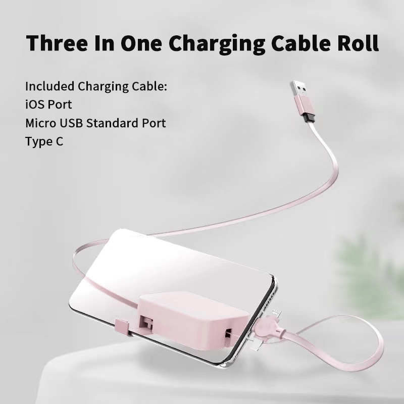 Early Christmas Sale 49% Off- Three In One Charging Cable Roll