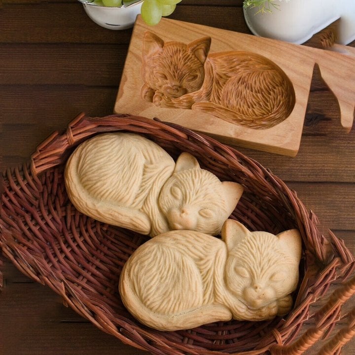 (Early Christmas Sale- 49% OFF)Wood patterned Cookie cutter - Embossing Mold For Cookies