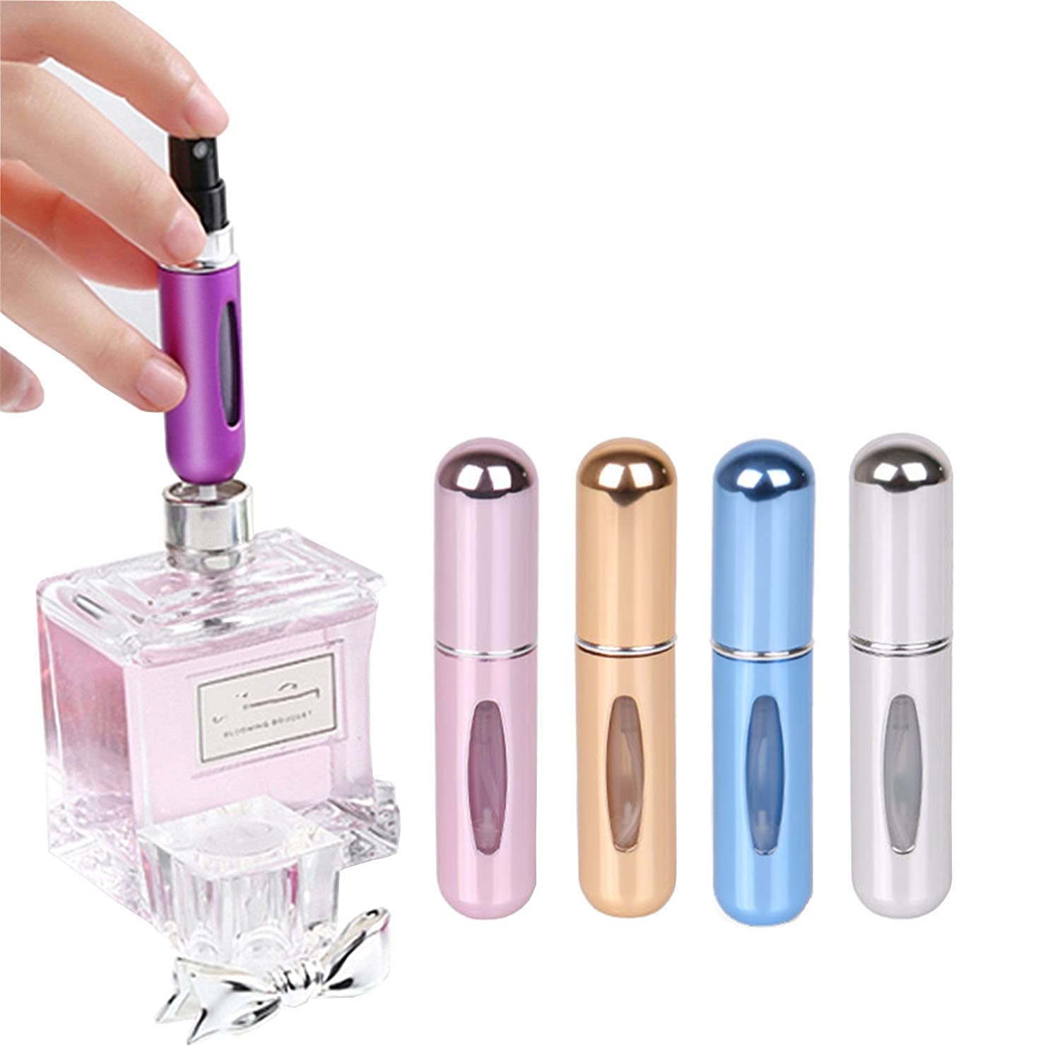 Early Christmas Sale 50% OFF - Portable Mini Refillable Perfume Empty Spray(BUY 4 GET 2 FREE)