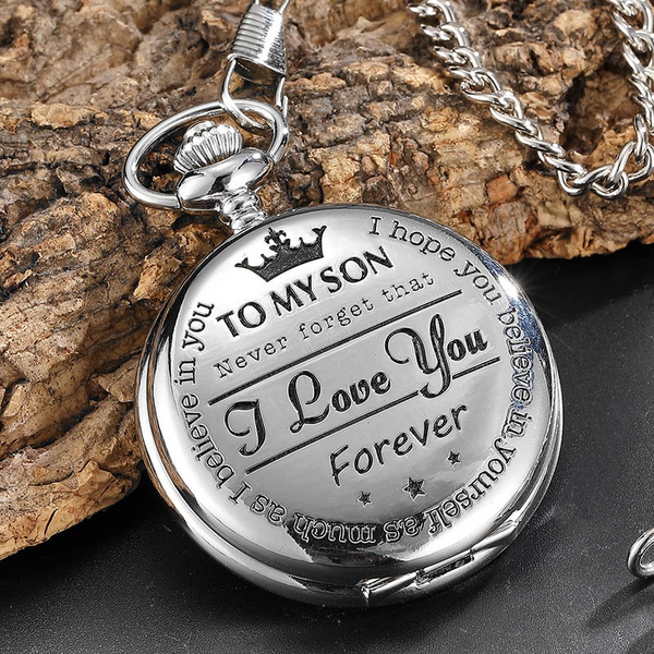 Early Christmas Sale 50% OFF - To My Son Quartz Pocket Chain Watch