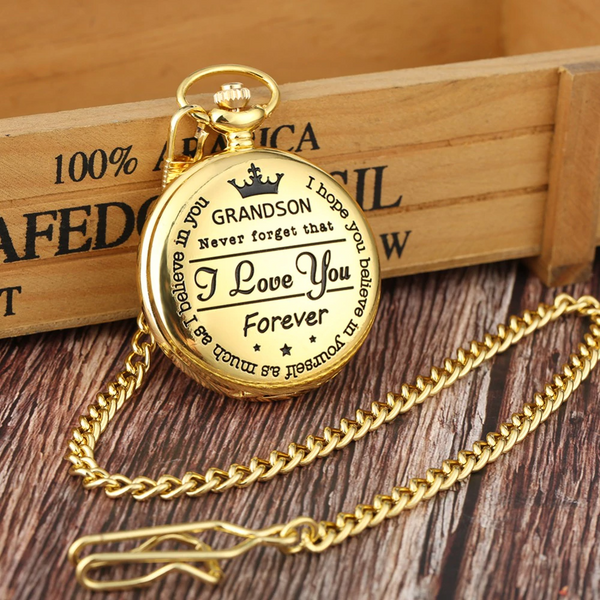 Early Christmas Sale 50% OFF - To My Son Quartz Pocket Chain Watch