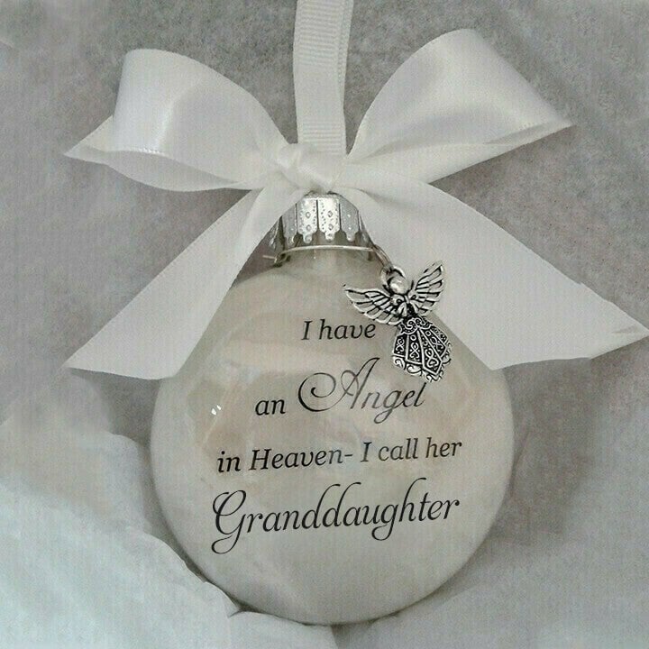 EARLY CHRISTMAS SALE 70% OFF - Angel In Heaven Memorial Ornament