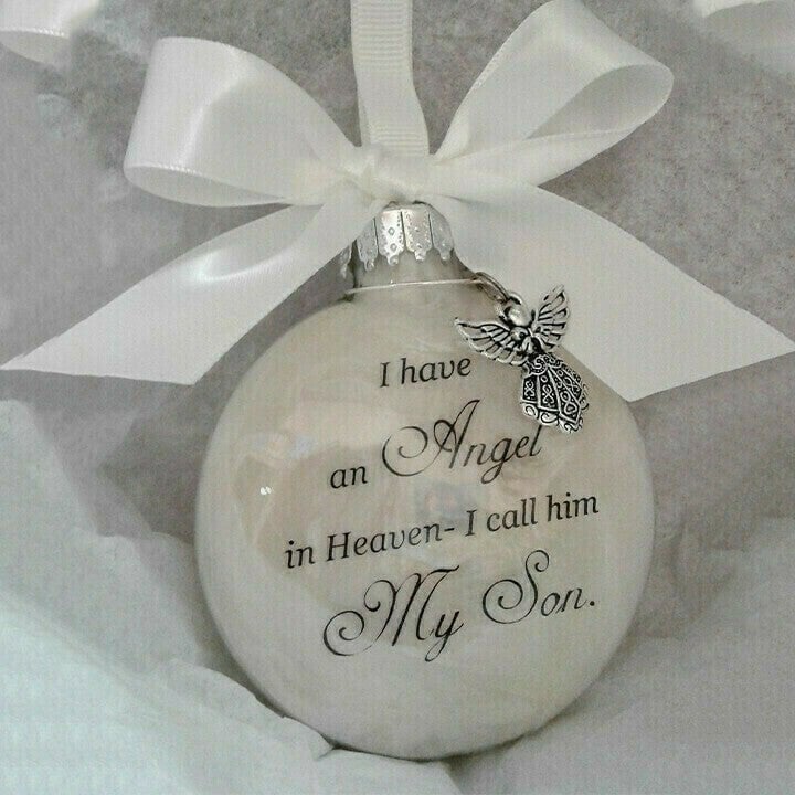 EARLY CHRISTMAS SALE 70% OFF - Angel In Heaven Memorial Ornament