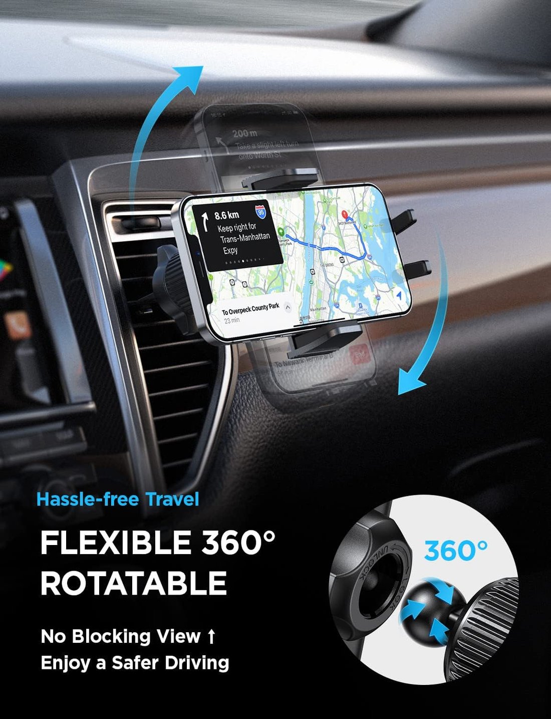 (Early Christmas Sale- SAVE 48% OFF) 2022 NEW Air Vent Car Phone Mount Holder