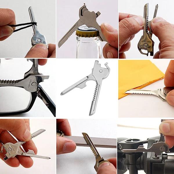 (Early Christmas Sale- SAVE 48% OFF) 6-in-1 Multi-Functional Keychain Multi-tool