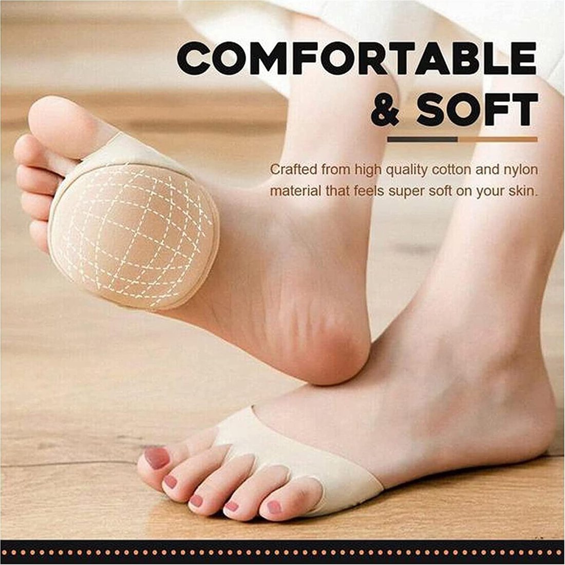 (Early Christmas Sale- SAVE 48% OFF) Cushioning ice silk high-heel insoles