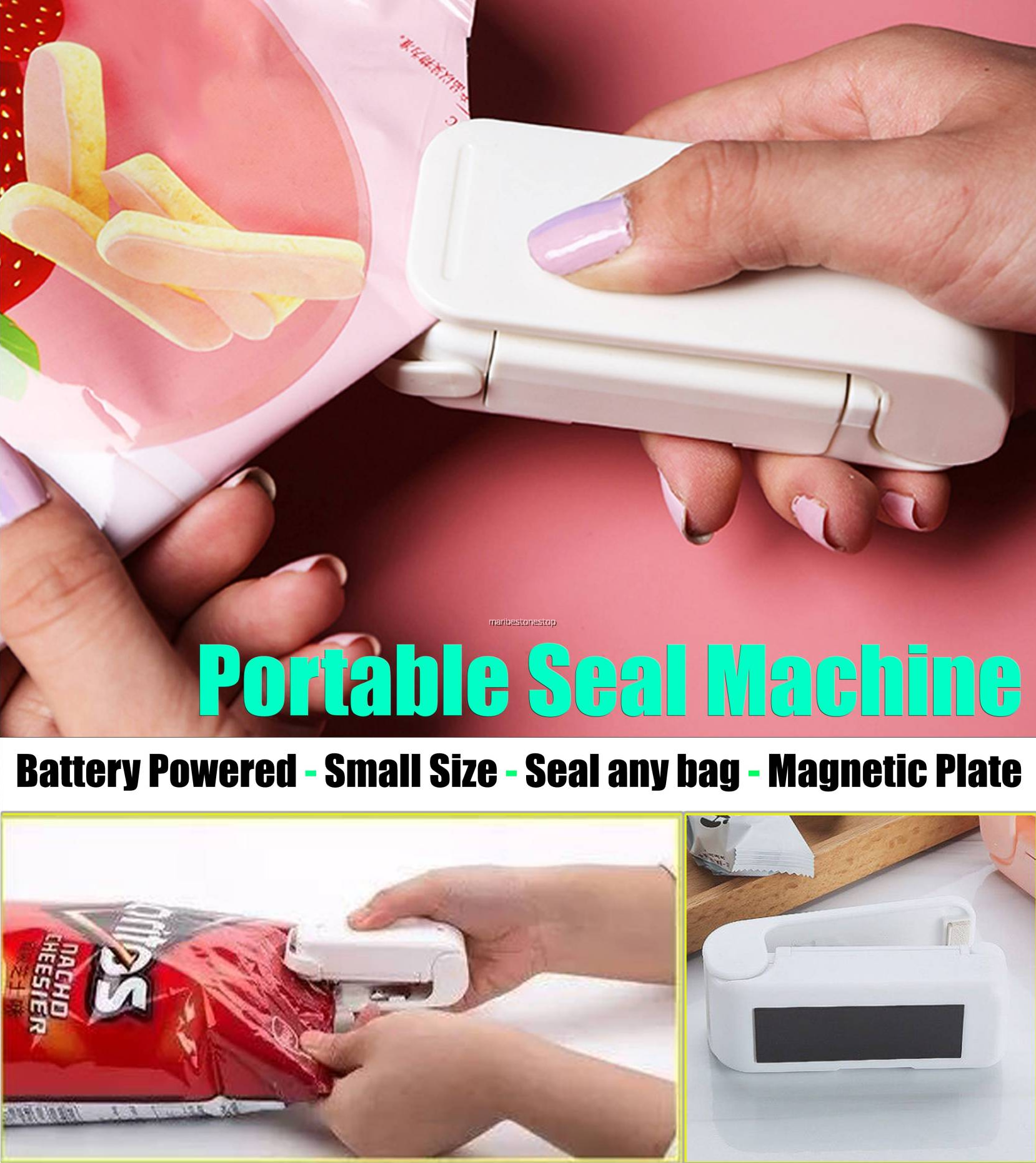 (Early Christmas Sale- SAVE 48% OFF) Portable Mini Sealing Machine (BUY 3 GET 2 FREE NOW)