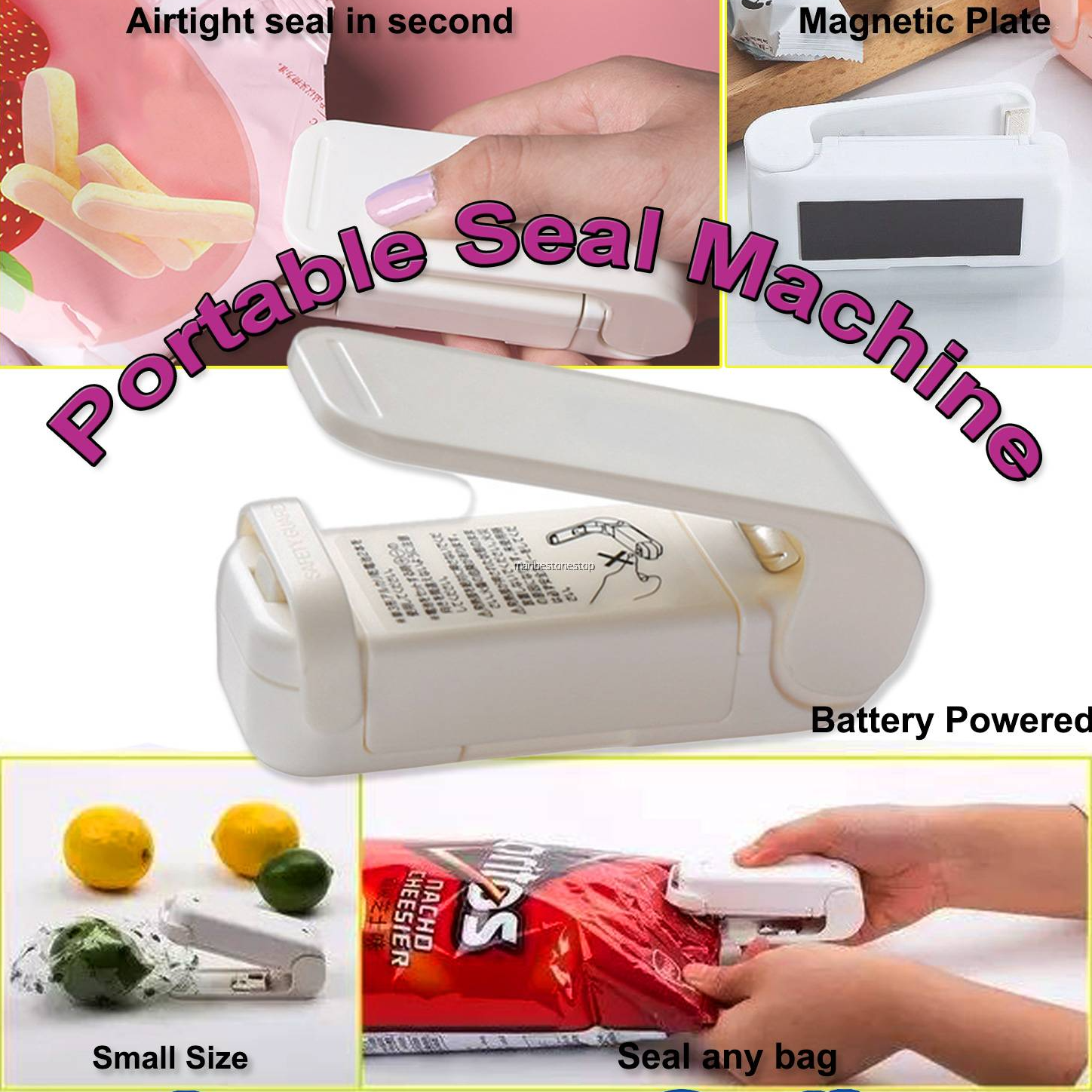 (Early Christmas Sale- SAVE 48% OFF) Portable Mini Sealing Machine (BUY 3 GET 2 FREE NOW)