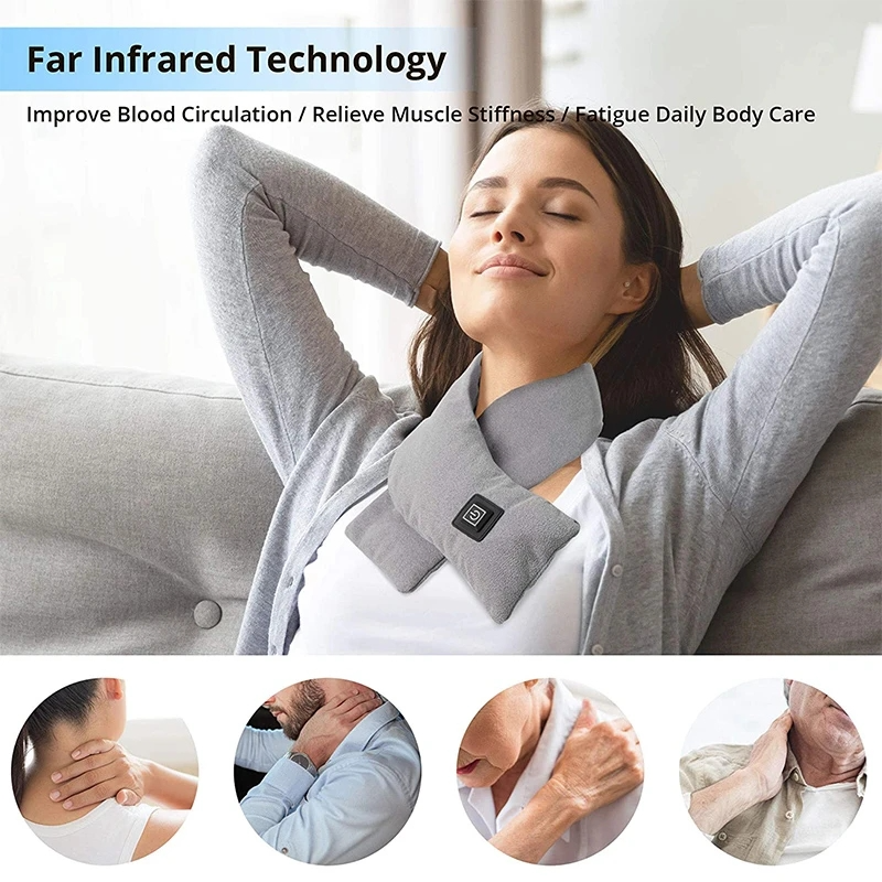 (Early Christmas Sale- SAVE 48% OFF)Intelligent Electric Heating Scarf