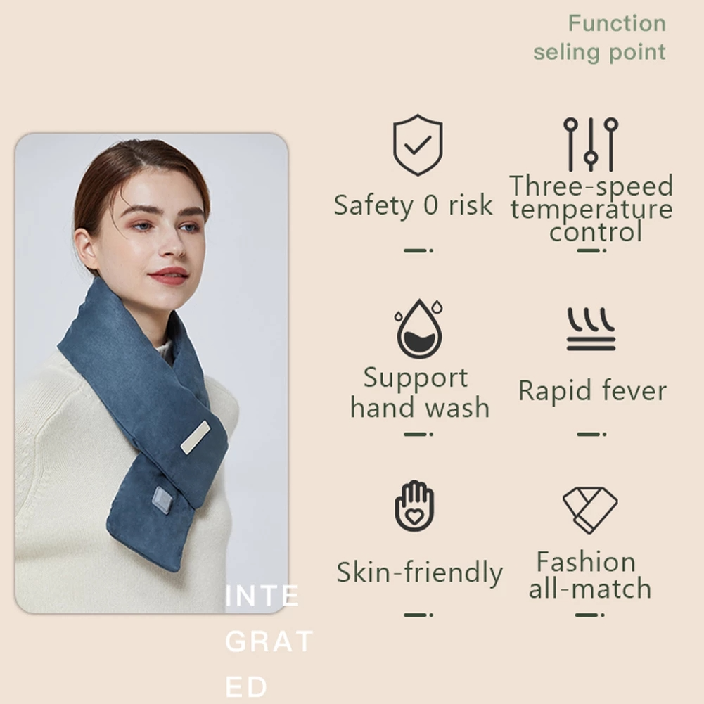 (Early Christmas Sale- SAVE 48% OFF)Intelligent Electric Heating Scarf